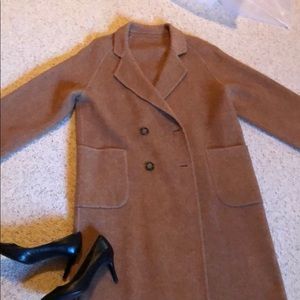 Double chest wool coat